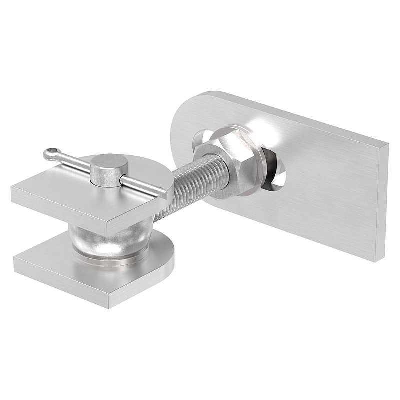 Gond 180° réglable, filetage M20, V2A