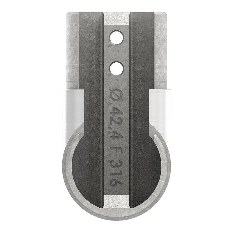 Raccord angle vertical à 90°, pour Ø 42,4mm, V4A