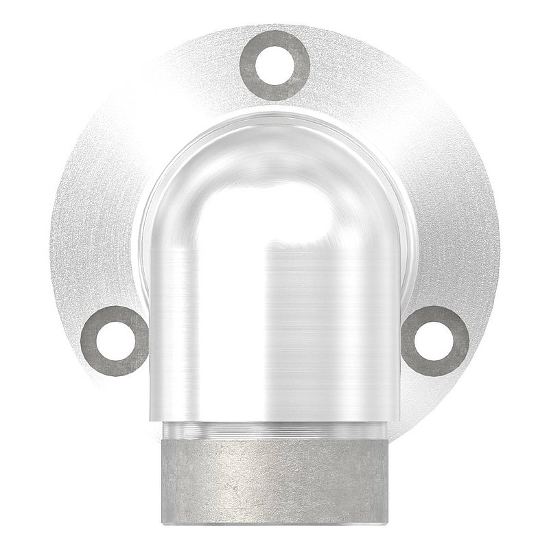 Wandhalter 90° kurz, für Rohr 42,4x2,0mm, V2A