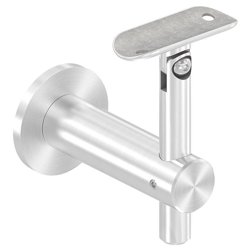 Handlaufhalter mit Gelenk, Handlaufanschlussplatte 42,4mm, V2A