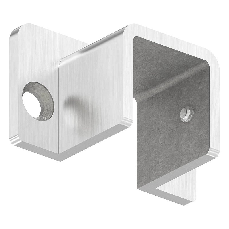 Wandhalterung für Edelstahl-U-Profil 80530-XXX, V2A