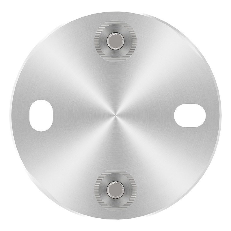 Wall mounting for railing posts 42.4 mm, AISI304