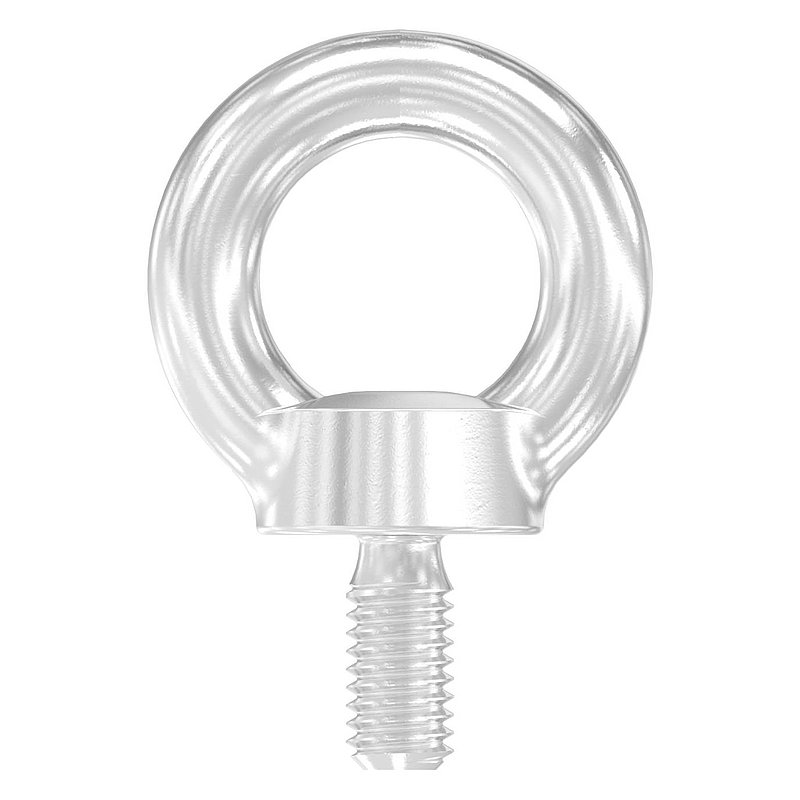 Anneau de levage fileté M6 DIN 580, fer rond : Ø 6mm, V4A