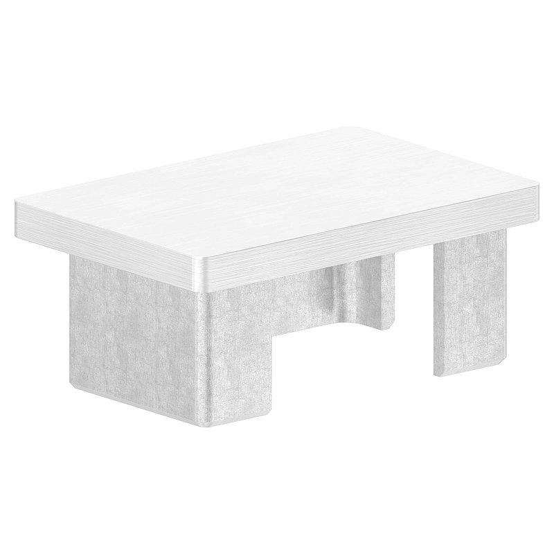 Push-in cap, for tube 60x40x3.0mm, V2A
