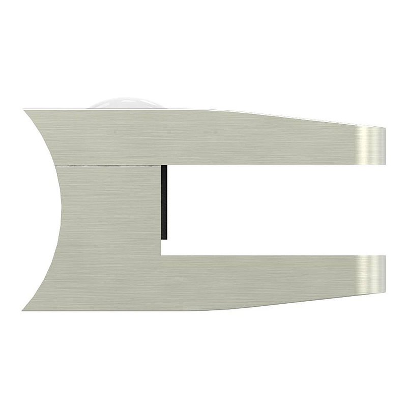 Pince à verre modèle 34, jonction: 48,3mm, aspect inox
