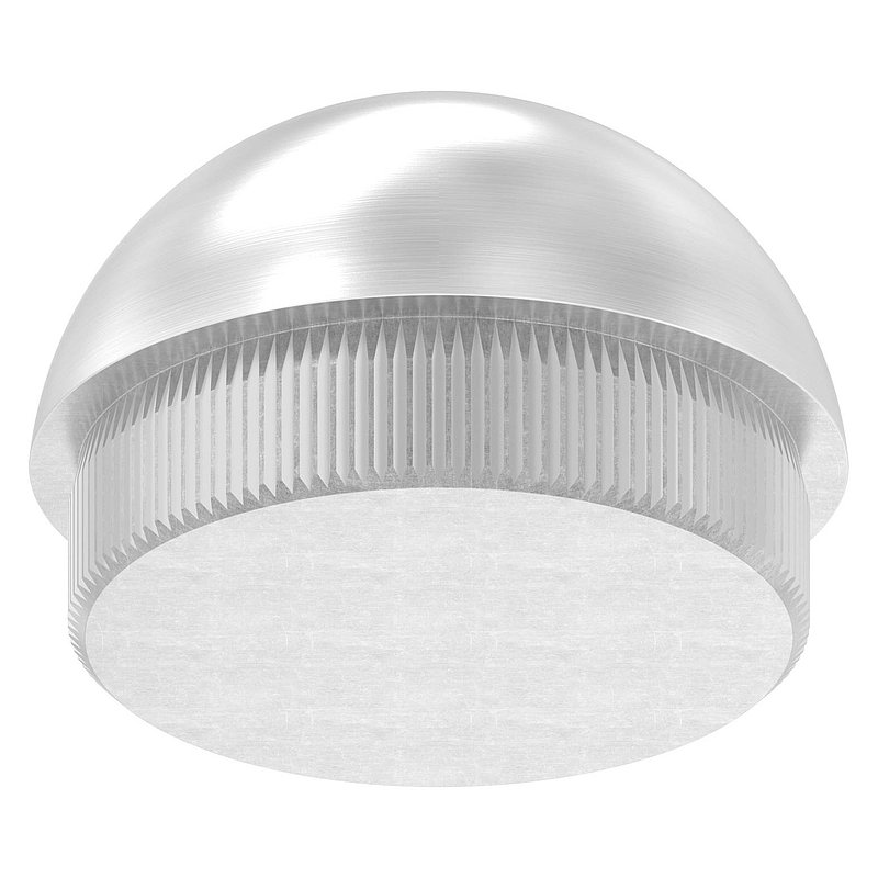 Rohrabschlussstopfen, für Rohr 48,3x2,5mm, V2A