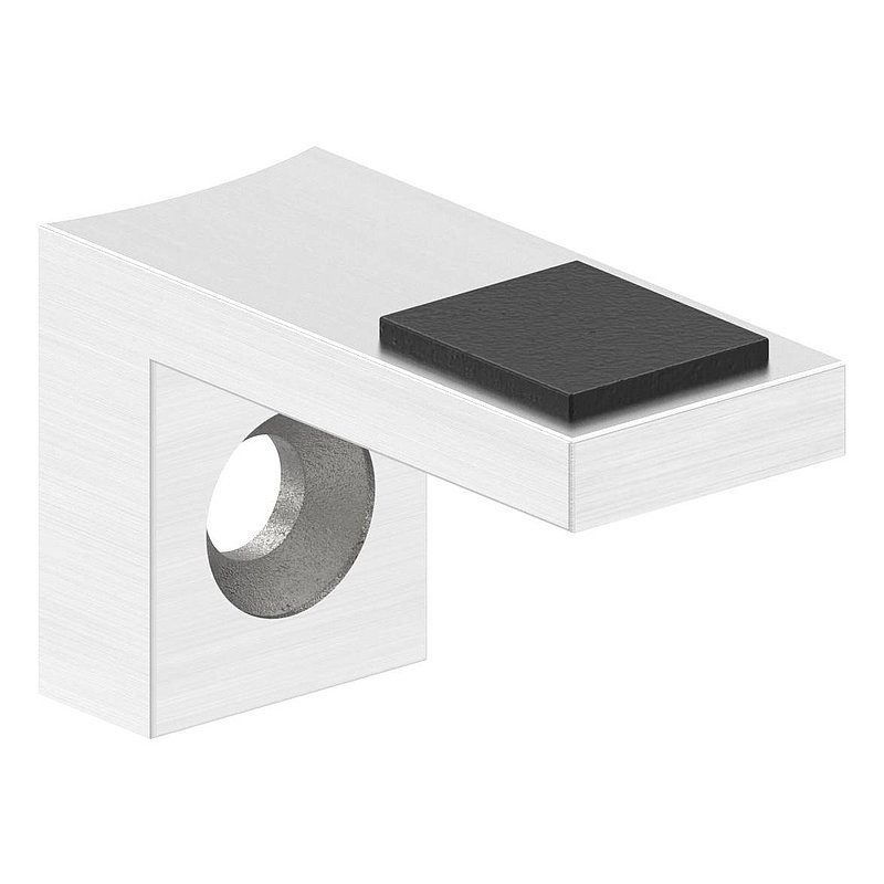 Halteboden mit Anschluss 60,3mm, V2A