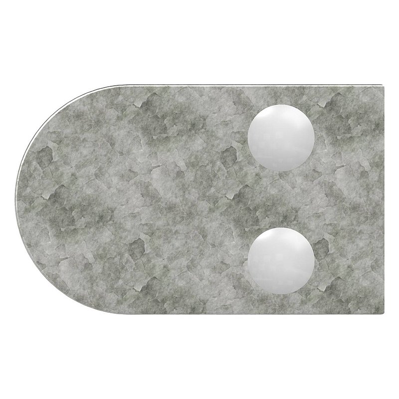 Pince à verre modèle 38, jonction: 33,7mm, zinc brut