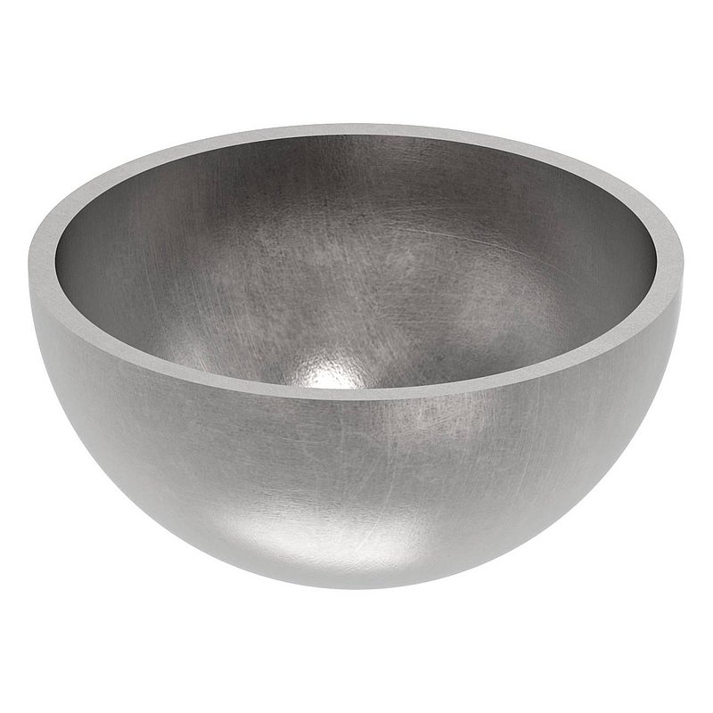 Demi-sphère creuse Ø 48,3x2,0mm