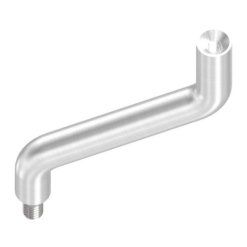Bracket Ø 14mm, 2x 30° bent, AISI304