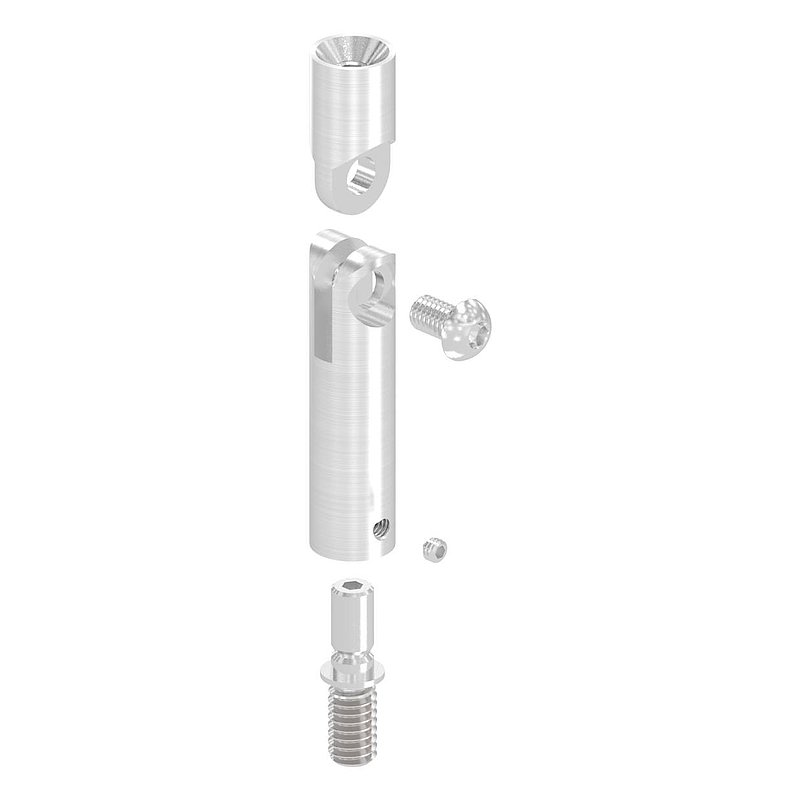 Gelenkstift Ø 14mm, L: 68mm, V2A