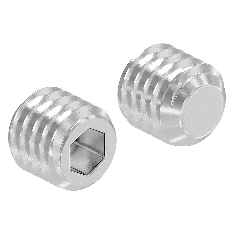 Gewindestift M6x6, V2A, DIN 913 / ISO 4026