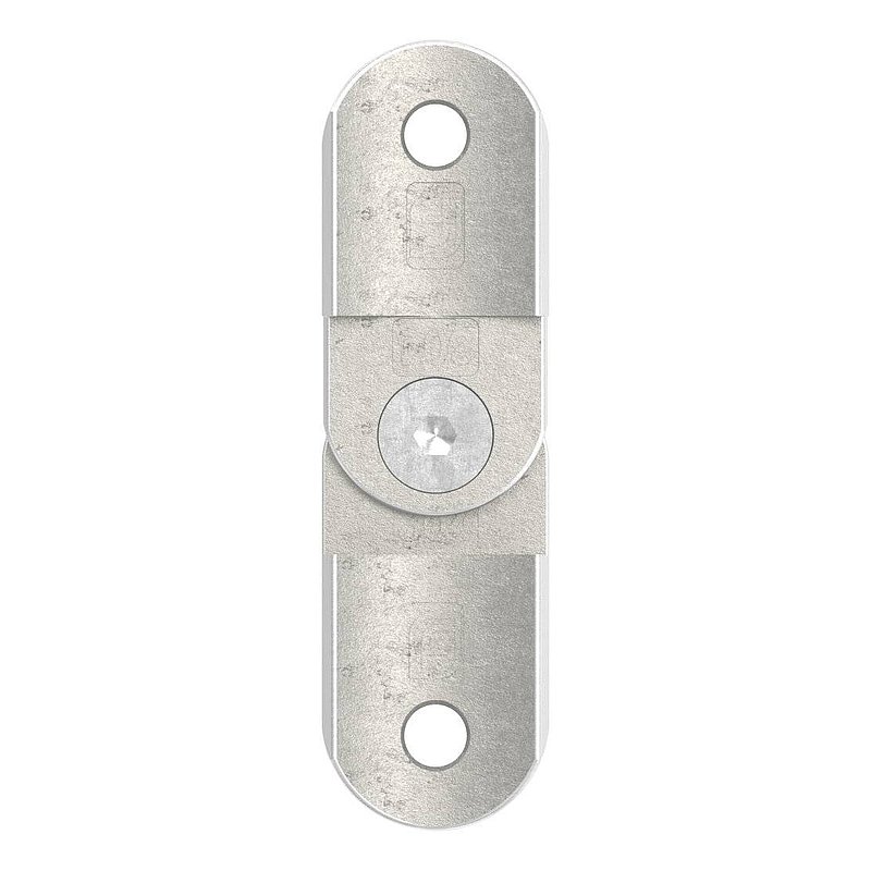 plaque de raccordement de mains courantes réglable, 42,4mm, V2A