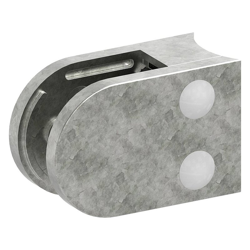 Pince à verre modèle 38, jonction: 48,3mm, zinc brut