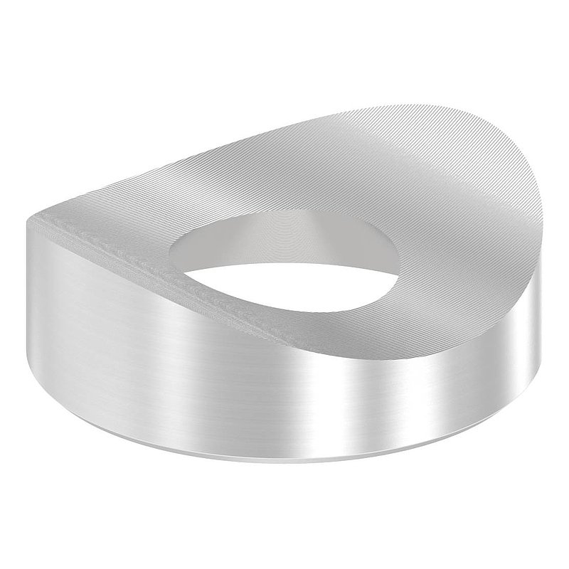 Levelling piece (with countersink) for tube 42.4mm, Ø 25mm, AISI304