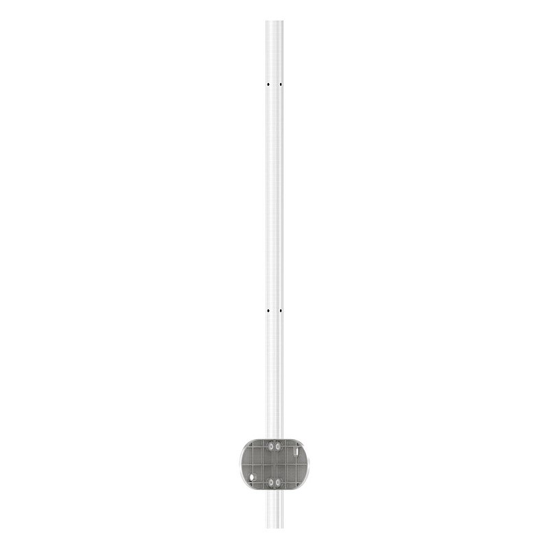 Edelstahlpfosten V2A zur Wandmontage für 90° Außeneck, H: 1190mm
