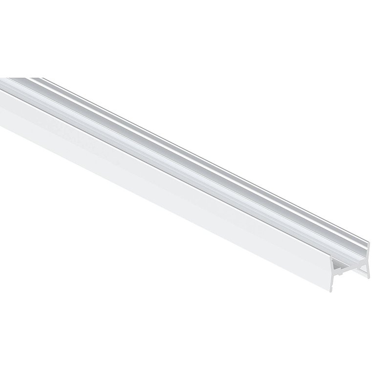 LED-Nutrohr LUNORA®, Aluminium Trägerprofil zum Wenden, für Rund-Nutrohr 42,4mm,  L: 2000mm