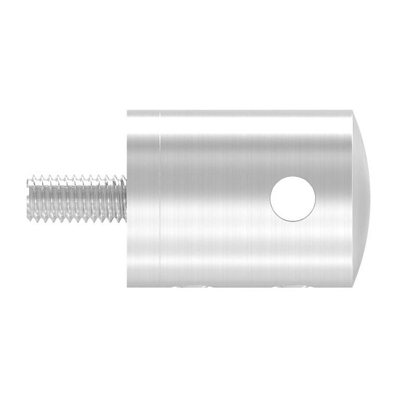 Seilhalter, für 4mm Seil, Anschluss: gerade, V2A