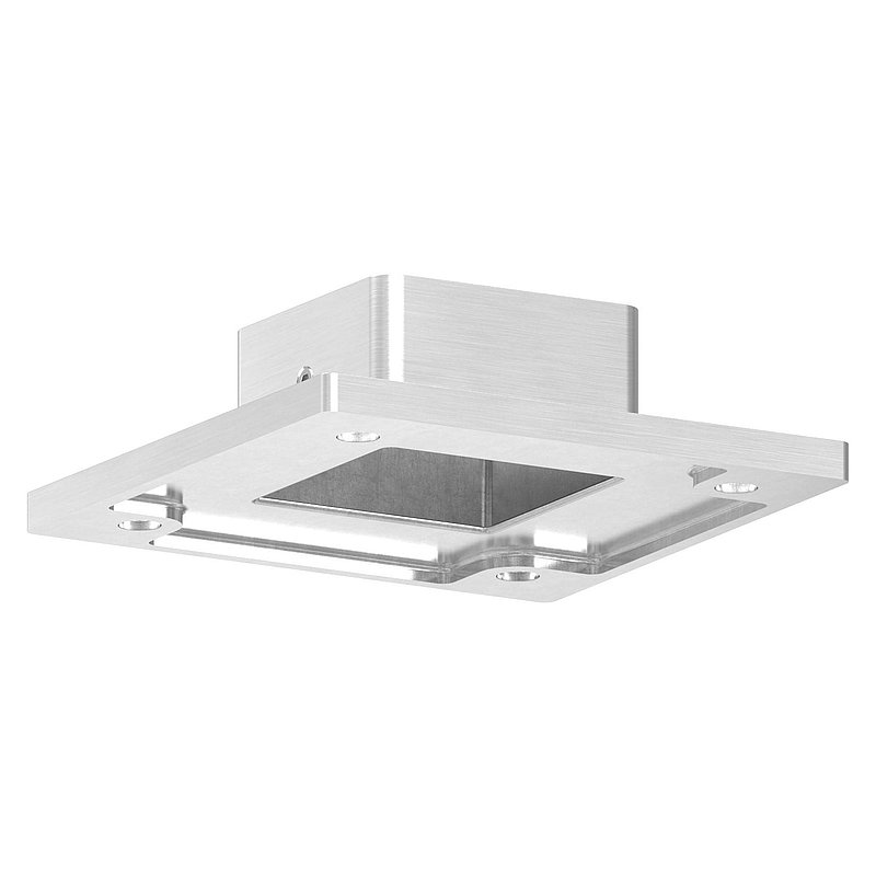 Wand- und Bodenanker, für Rohr 40x40mm, V2A