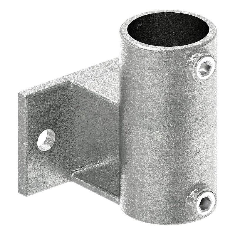 Wandhalter mit 2 Bohrungen, für Rohr Ø 48,3mm