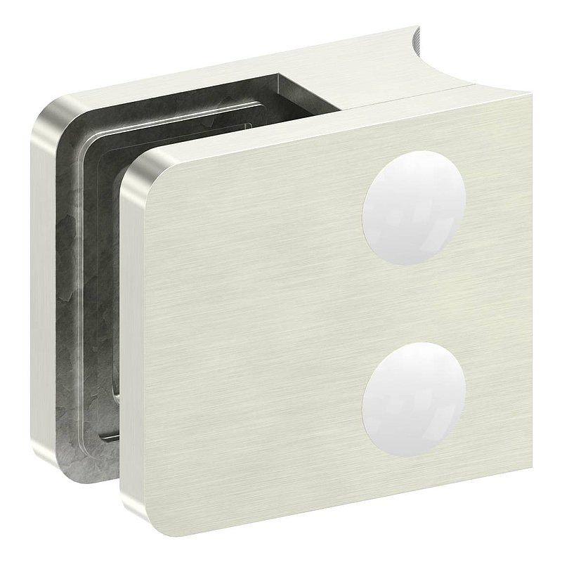 Pince à verre modèle 11, jonction: 33,7mm, aspect inox brossé