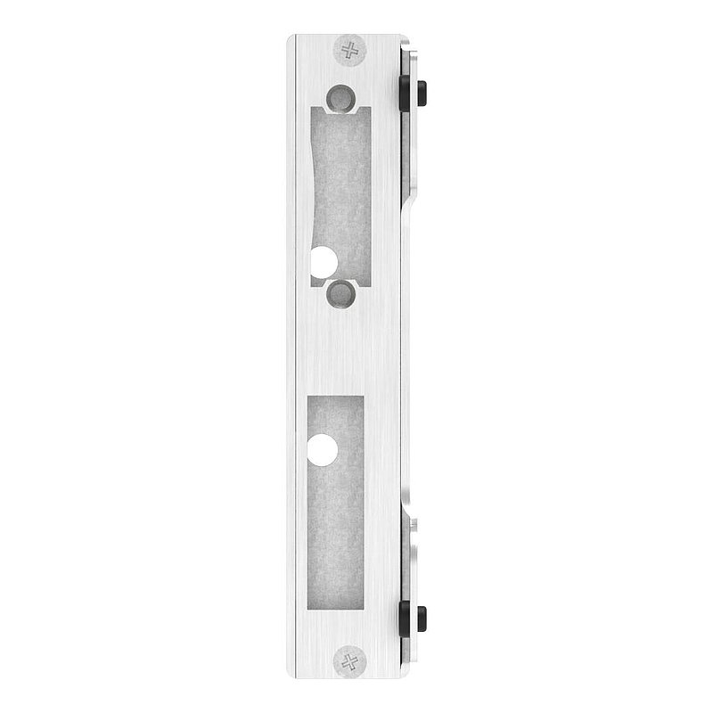 Stainless steel counter case, angular, for spacing 72mm, for welding, 30mm, AISI304