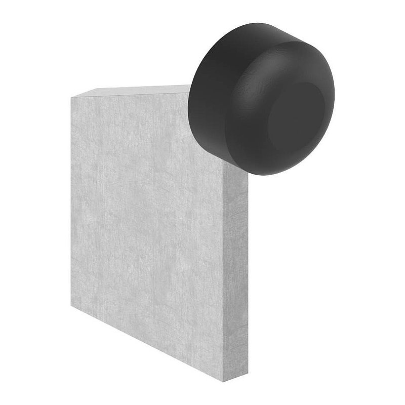 Torendpuffer, Ø 42mm, V2A