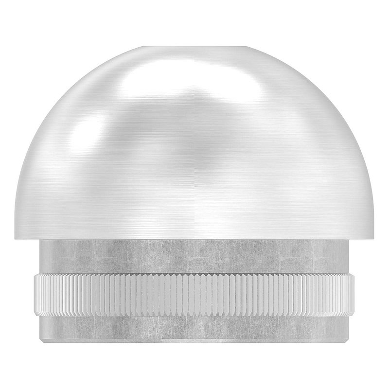 Bouchon pour extrémité de tube avec M8, pour tube 42,4x2,5mm, V2A