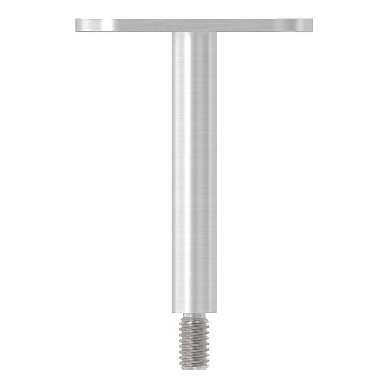 Stift Ø 12mm mit gerader Handlaufanschlussplatte, V2A