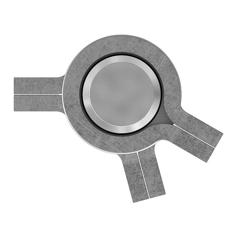Weld-on hinge 3-piece heavy