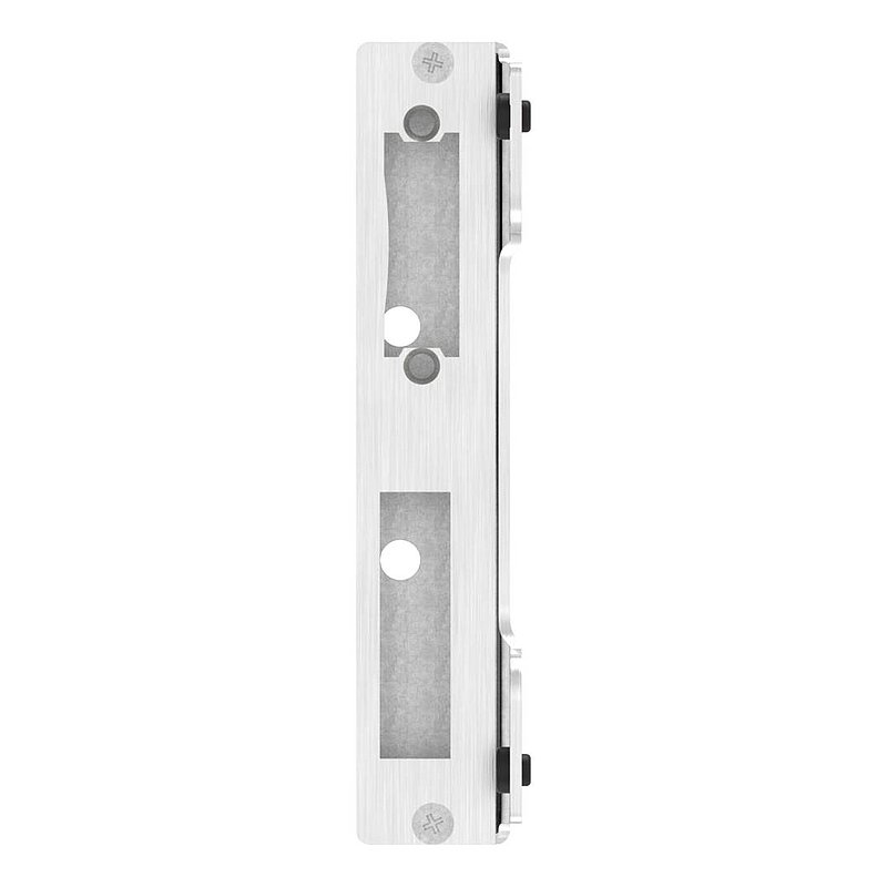 Stainless steel counter case, angular, for spacing 72mm, for welding, 30mm, AISI304