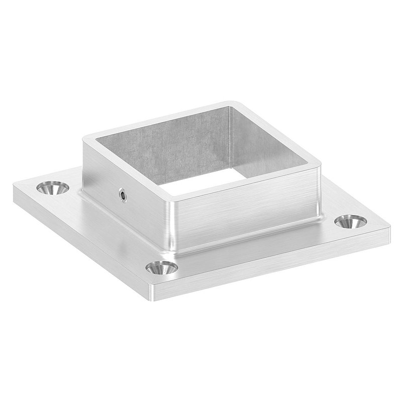 Wand- und Bodenanker, für Rohr 50x50mm, V2A