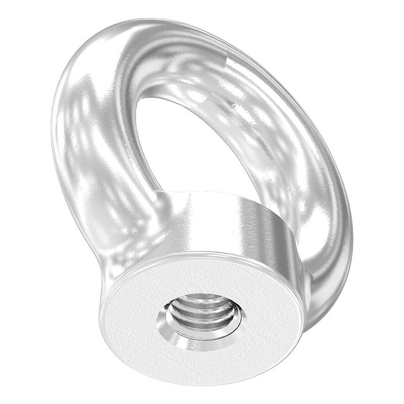 Ring nut with 6mm internal thread, AISI316