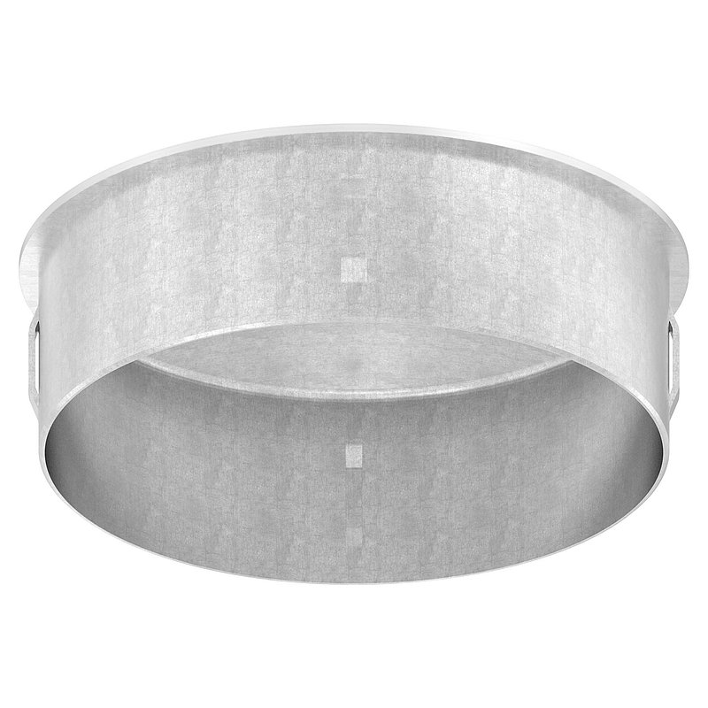 Rohrabschlussstopfen, für Rohr 101,6x2,0 - 2,5mm, V2A