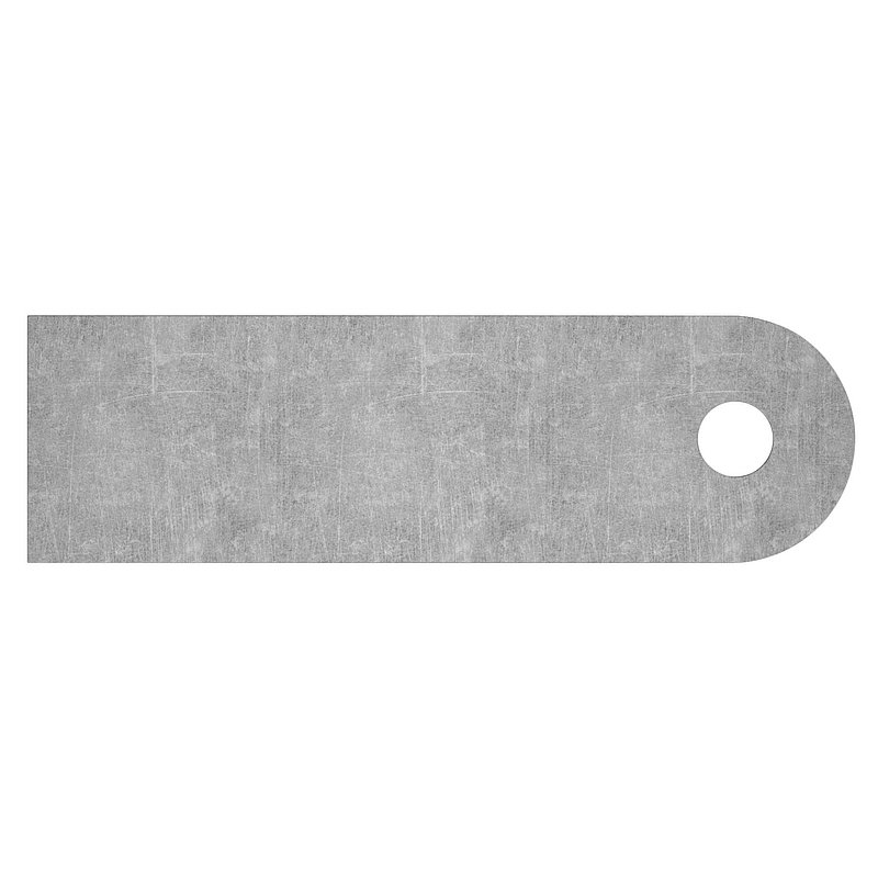 Anschweißlasche 100 x 30 x 6mm mit Rundloch 9mm