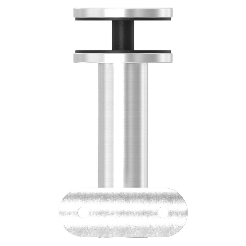 Handlaufhalter f. Glas, Gelenk, Handlaufanschlussplatte 42,4mm, V2A