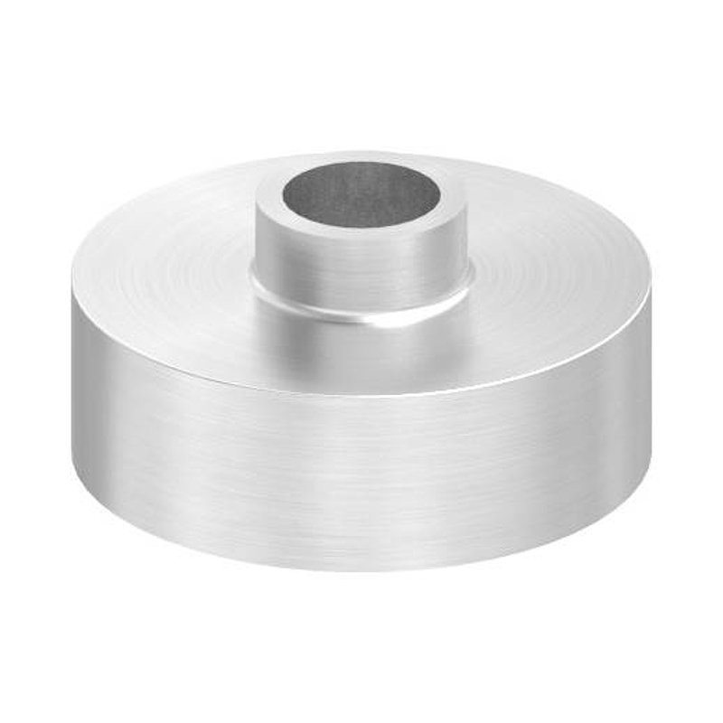 Unterteil Ø 30mm, mit Durchgangsbohrung , T: 10mm, V2A
