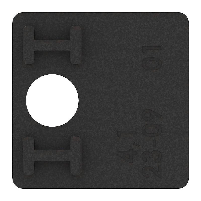 1 Paar Gummi für Mod. 36, für VSG-Glas 9,52mm