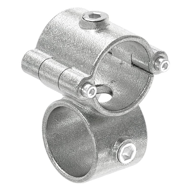 Kreuzverbinder aufklappbar, für Rohr Ø 48,3mm