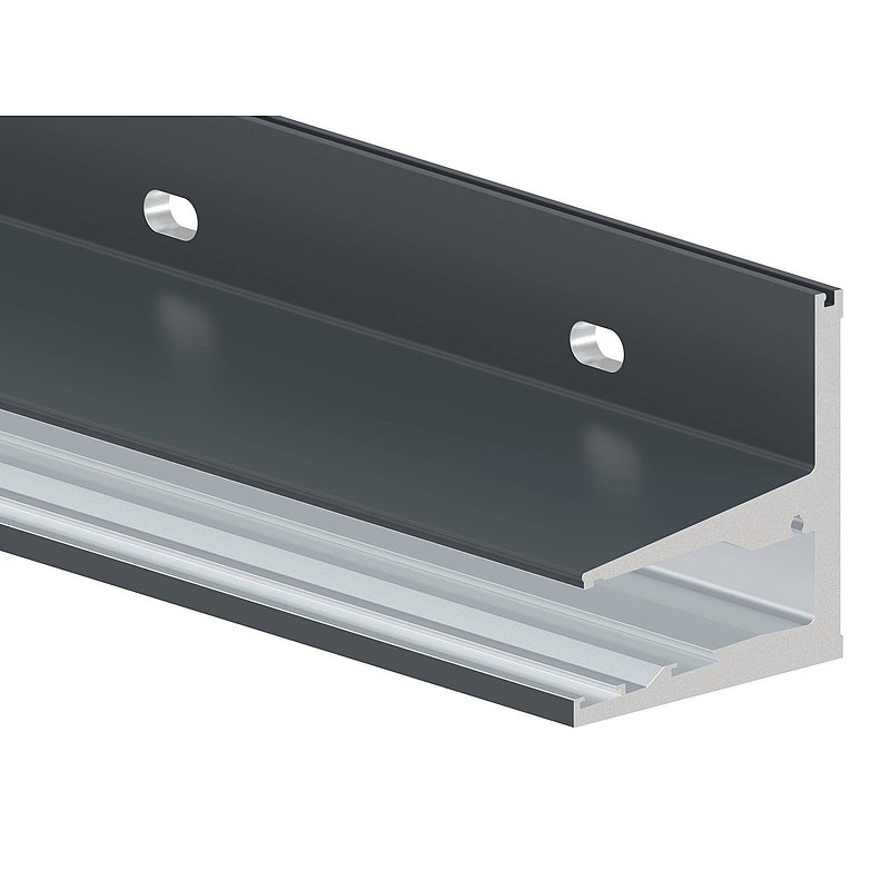 Vordachprofil eleganza canopy, L: 2405mm, RAL7016