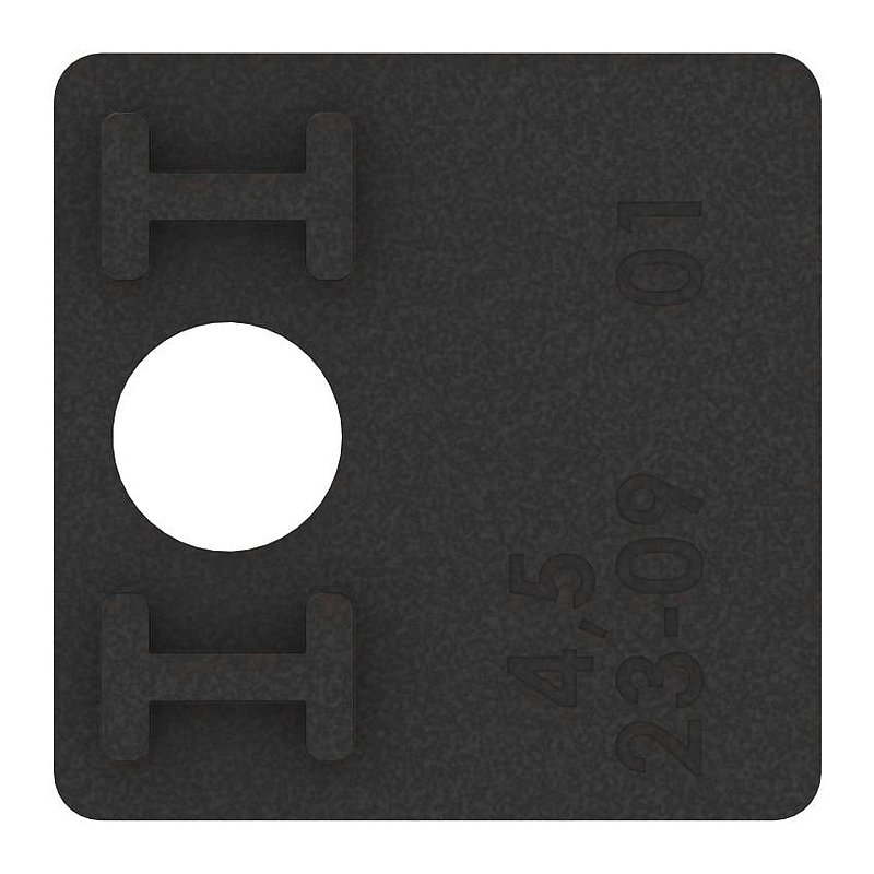 1 Paar Gummi für Mod. 36, für VSG-Glas 8,76mm