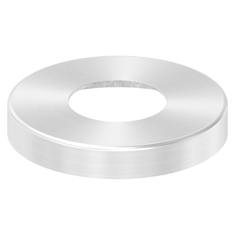 Cover rosette, 76x12mm, bore 34mm, AISI304