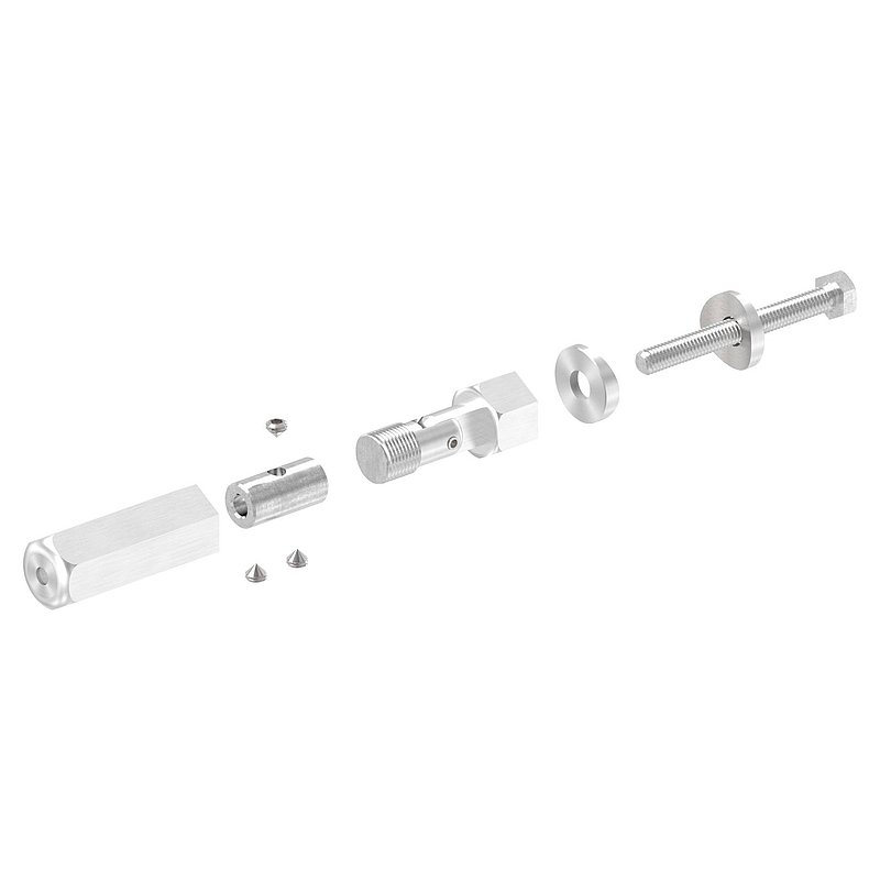 Embout fileté à monter soi-même, câble 4mm, V2A