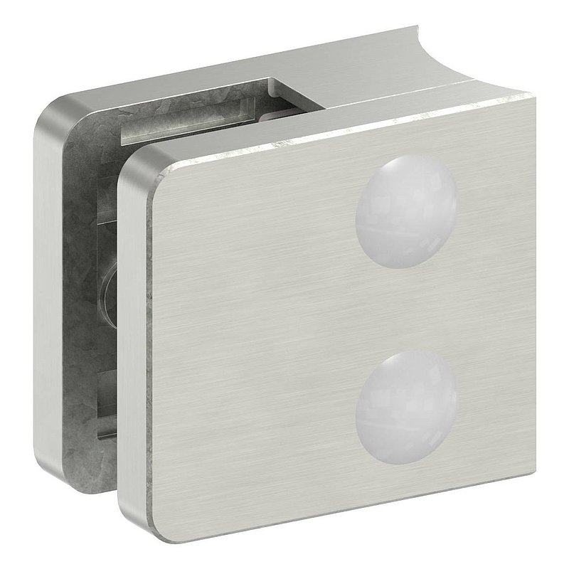 Glasklemme Mod. 31, Anschluss: 42,4mm, VA-Effekt