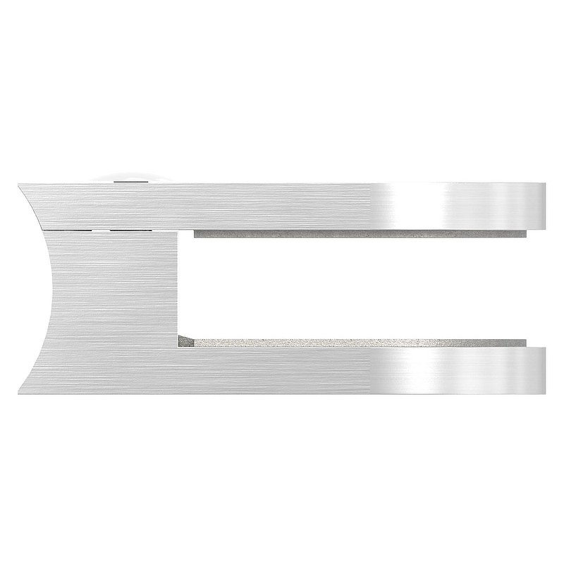 Glass clamp Mod. 32, connection: 42.4mm, AISI304