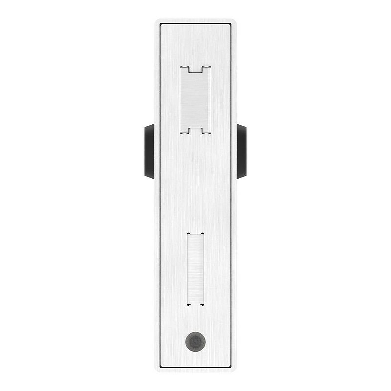 Stainless steel lock case with galvanised lock, dimensions: 40x60x173mm