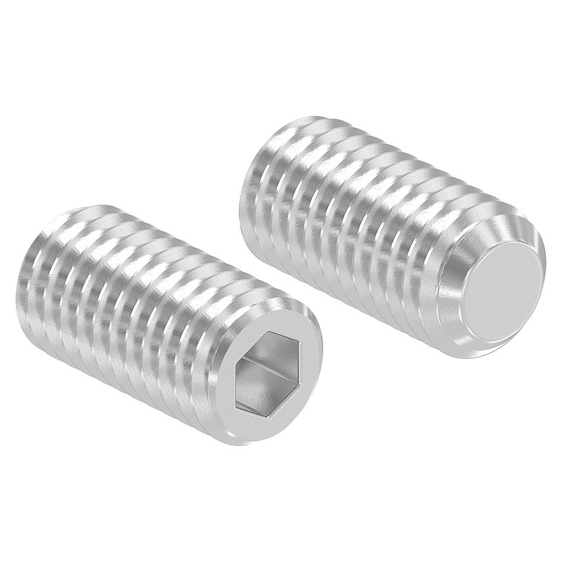 Gewindestift M8x16, V2A, DIN 913 / ISO 4026