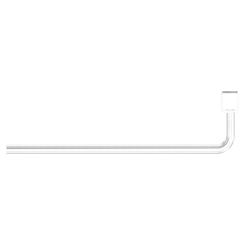 LED connection plate with pin 300mm, AISI304