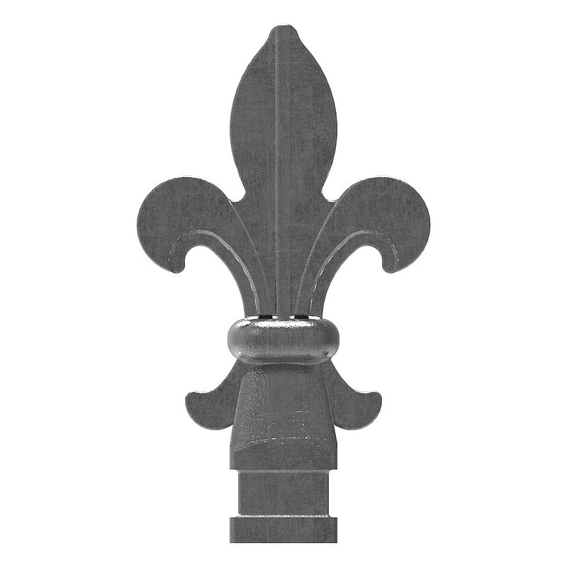 Zaunspitze, Ansatz 25x25mm, HxB: 120x67mm