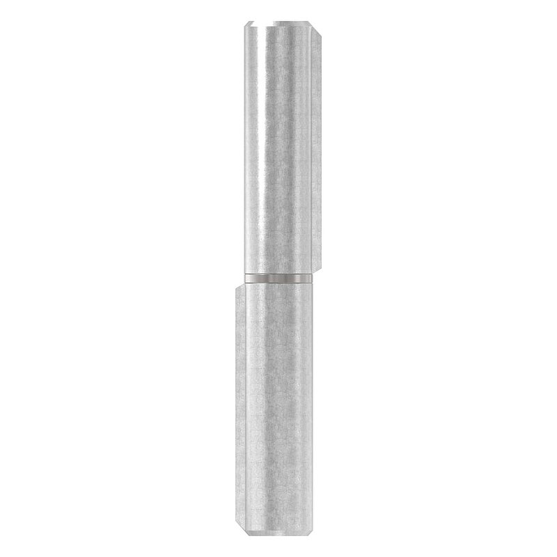 Anschweißband, L: 120mm, mit festem Stift, V2A